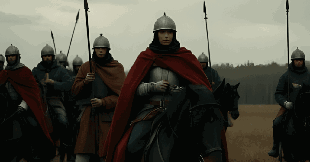 百年戦争_進軍する兵士たち