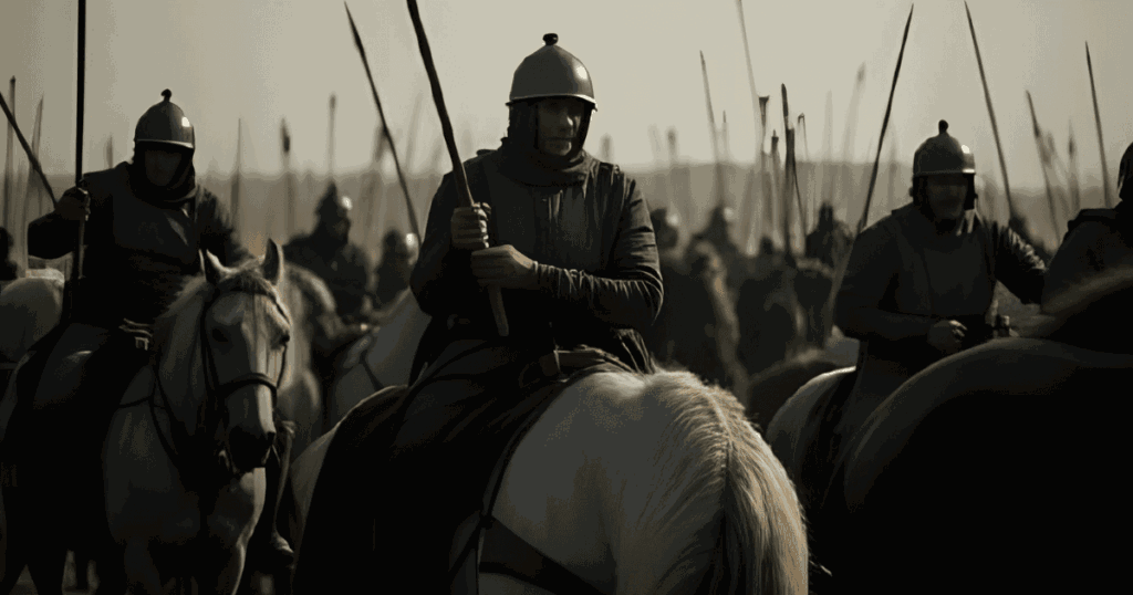 進軍する兵士たち２