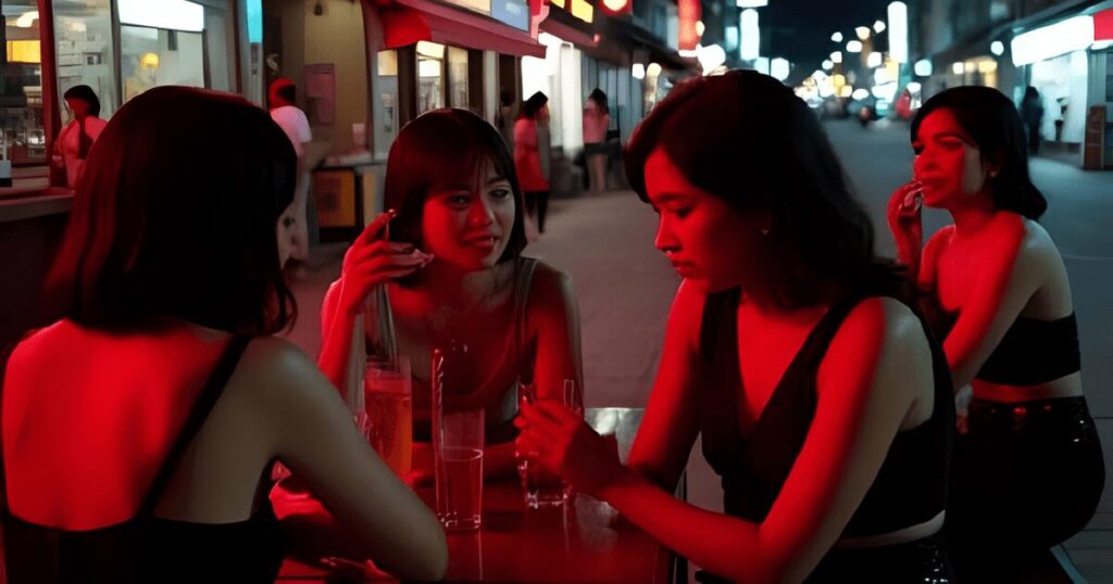 ベトナムの繁華街