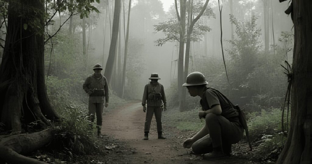 ベトナム戦争_ジャングルをさまようアメリカ兵たち