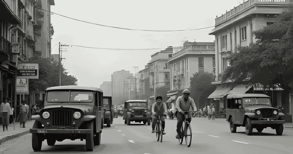 平時のサイゴン市の様子