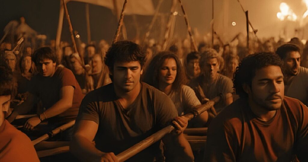 ガレー船の漕ぎ手たち