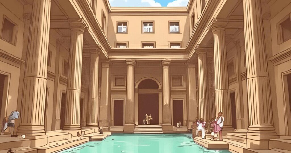 古代ローマ時代のテルマエの様子