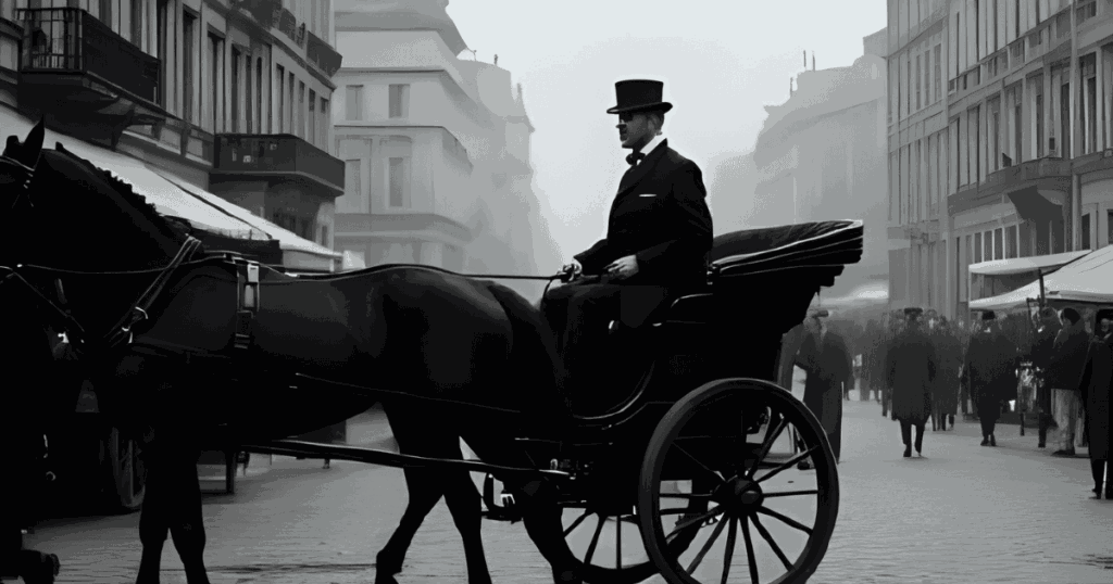 1900年代初頭のヨーロッパの街並み