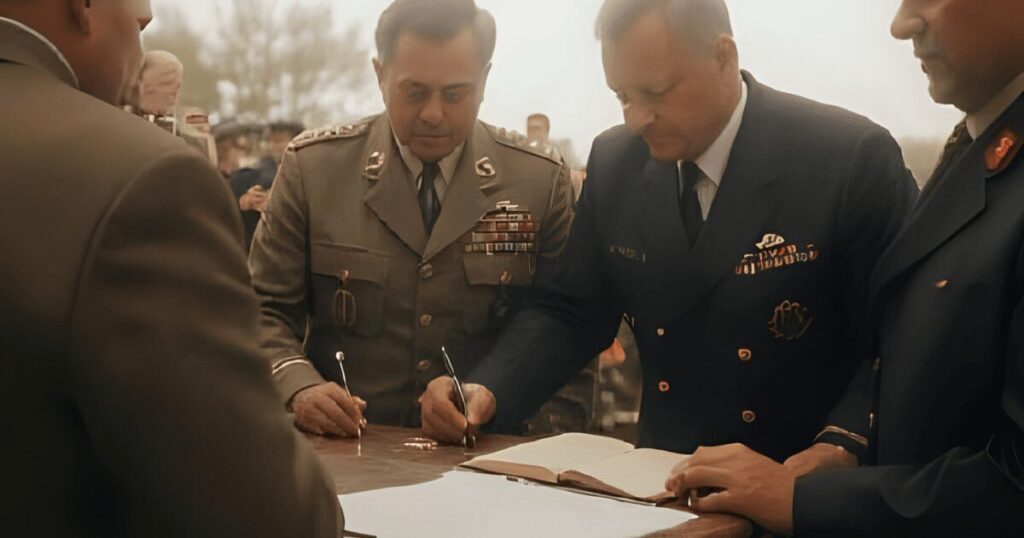 第一次世界大戦の調停式